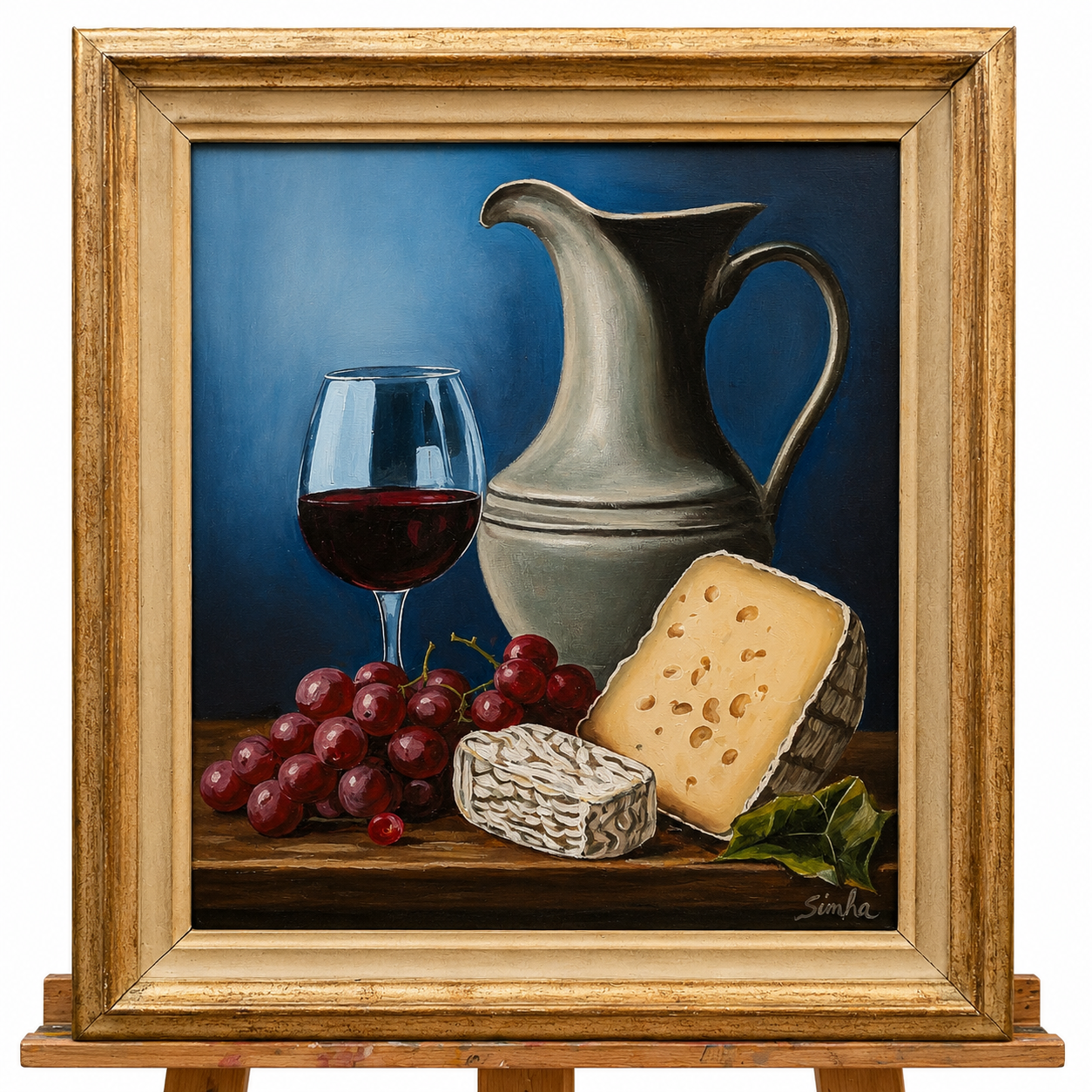 Fromage vin et fruits