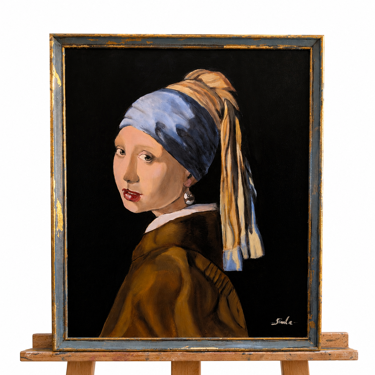 Reproduction "la jeune fille à la perle"