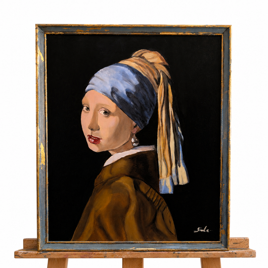 Reproduction "la jeune fille à la perle"